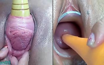 Sizzling Pantyhose Showdown-Luscious Beauty Enjoys Hard Dong Delight