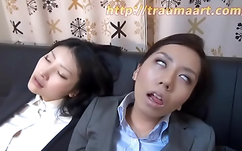 少妇 Passionate Night Two Asian Beauties Thrilled by Bold
