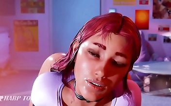 综合 Sexy Busty Goddess Takes Two Dicks Deep Into