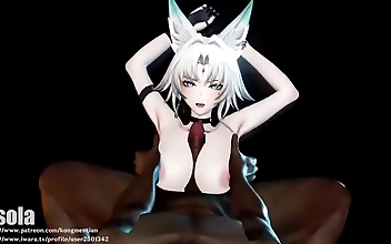 捆绑 Seductive Siren Soaks & Screams in Steamy Shower