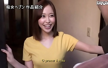Cute Japanese Beauty With Pixie Cut Delivers Seductive